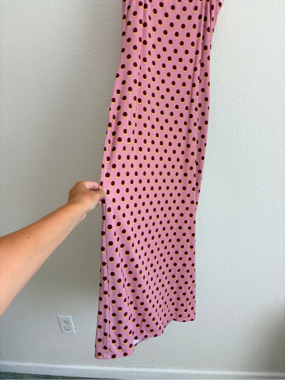 Reformation Cesca Pink Polka Dot Dress - Picture 7 of 8